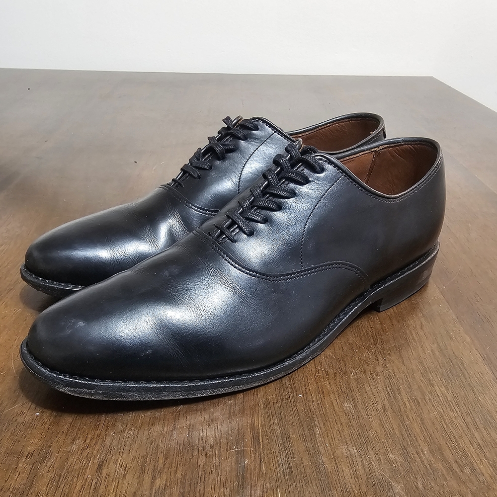 Allen Edmonds Black Leather Derby Shoes